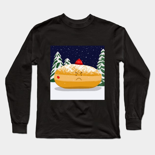 Angry Jelly Donut—Holidays Long Sleeve T-Shirt by Angry Jelly Donut